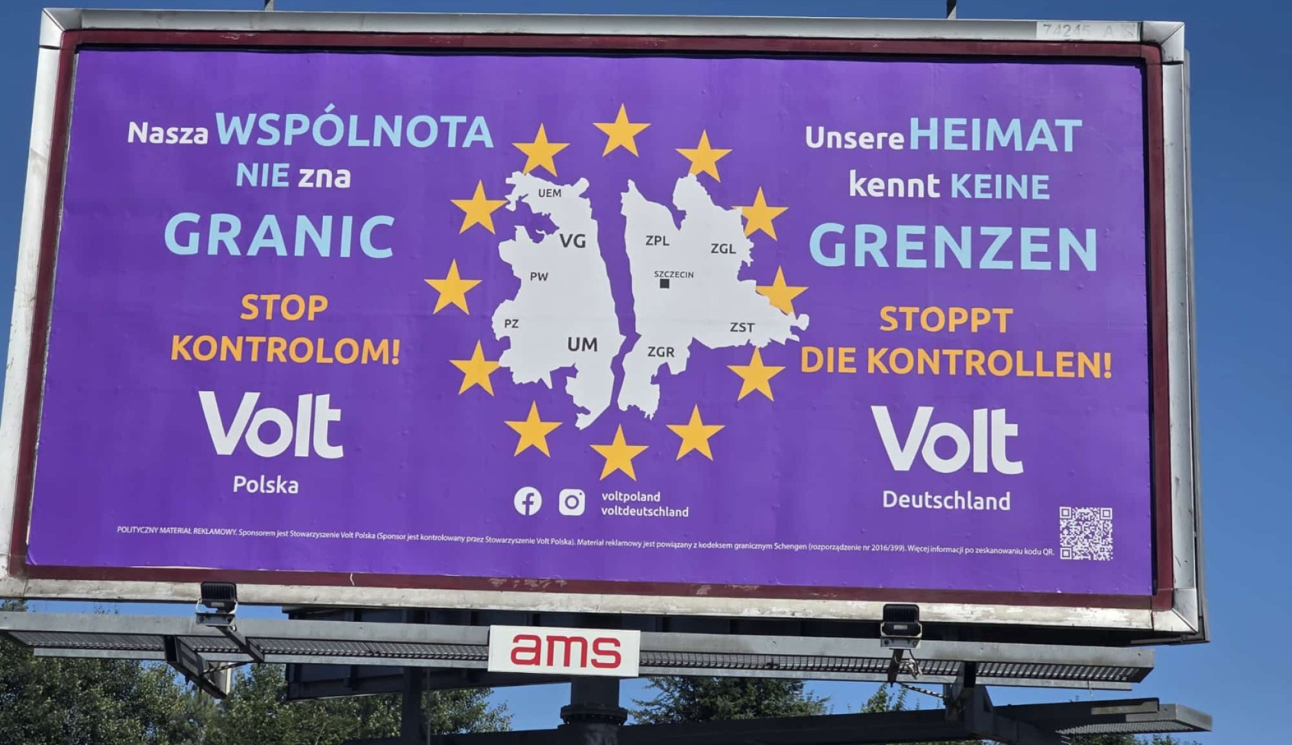 billboard Volt mówiący 